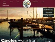 Tablet Screenshot of circleswaterfront.com
